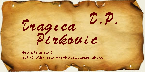 Dragica Pirković vizit kartica